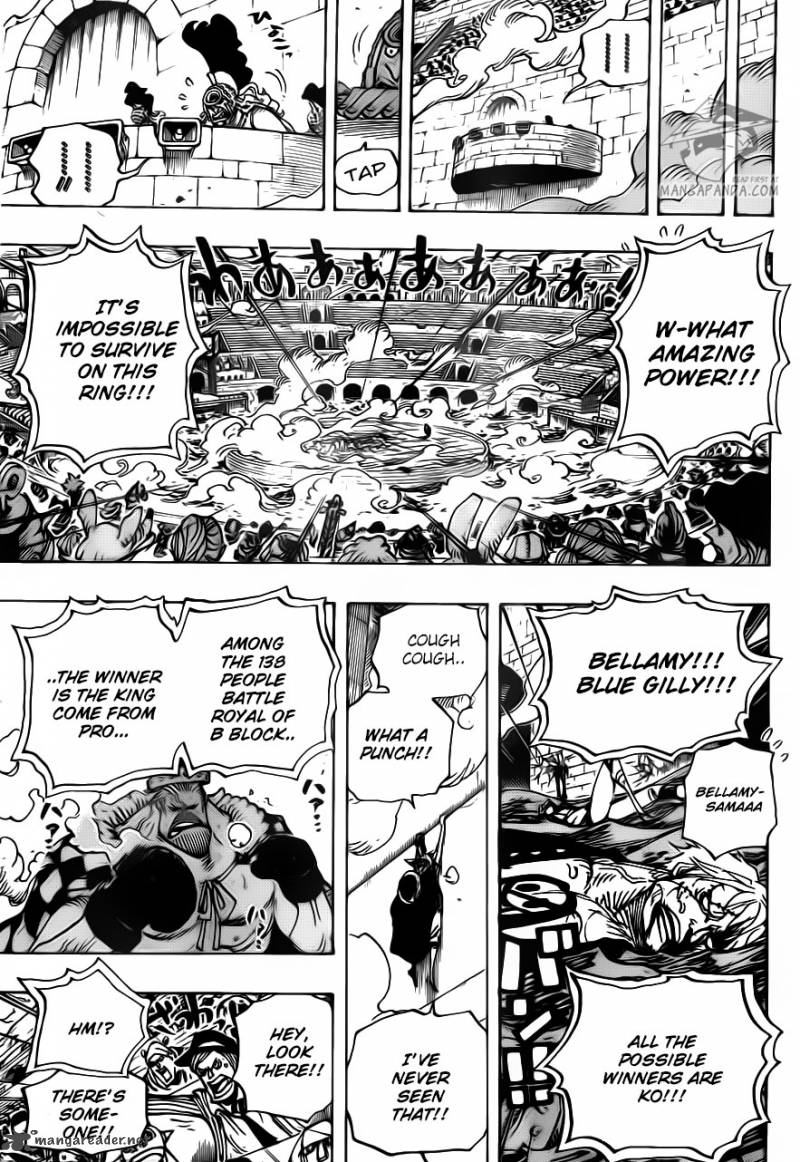 One Piece Manga Chapter 709 page 15 - King Punch!!