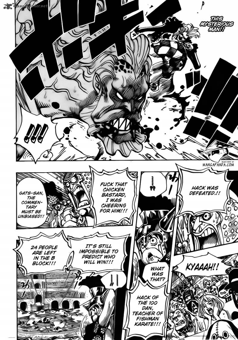 One Piece Manga Chapter 709 page 3 - King Punch!!