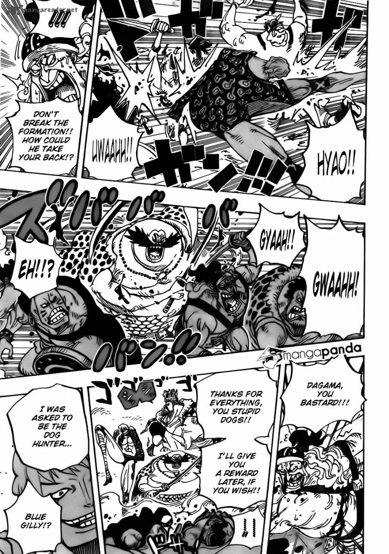 One Piece Manga Chapter 709 page 6 - King Punch!!