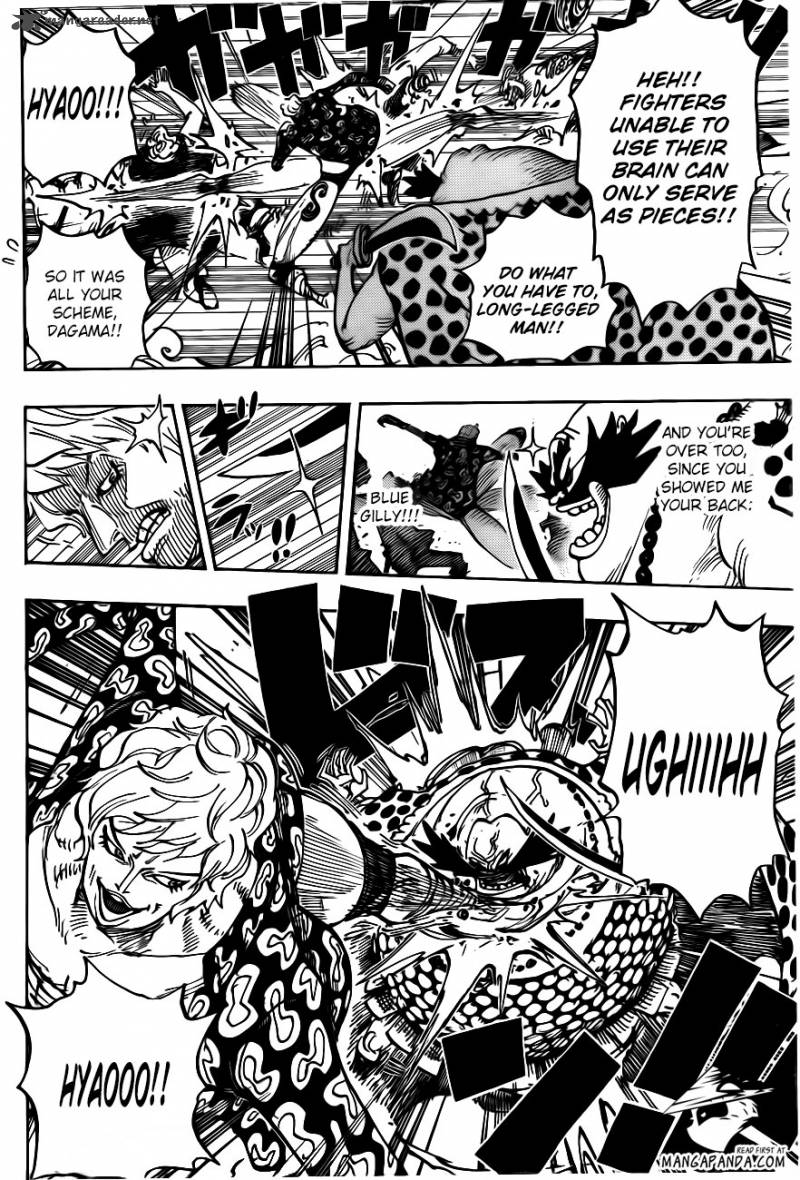 One Piece Manga Chapter 709 page 7 - King Punch!!