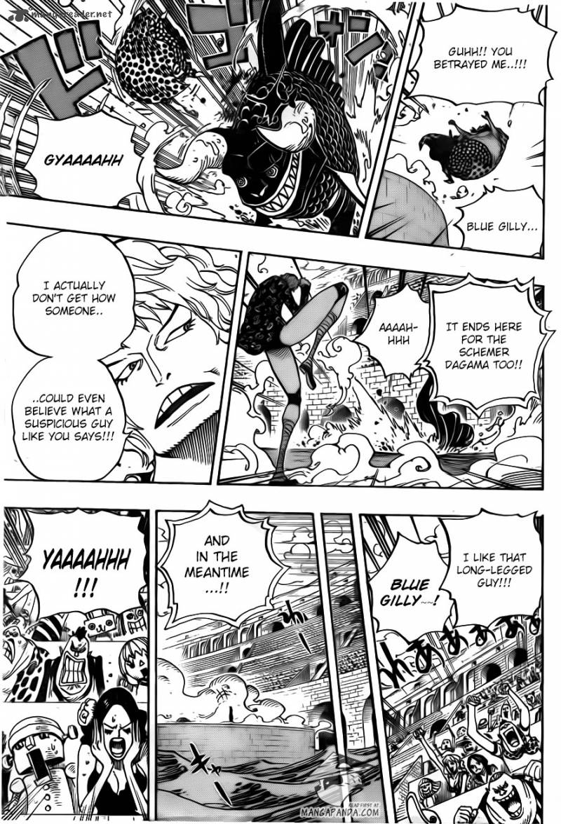 One Piece Manga Chapter 709 page 8 - King Punch!!