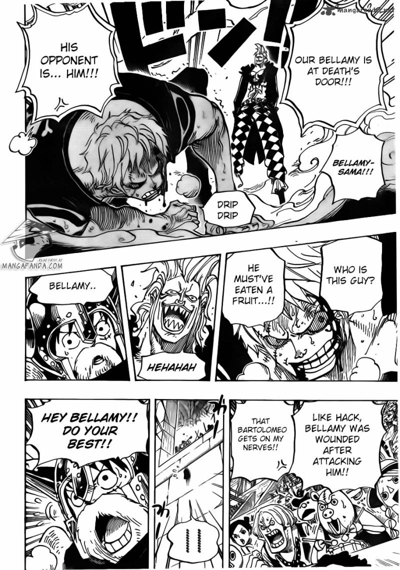 One Piece Manga Chapter 709 page 9 - King Punch!!