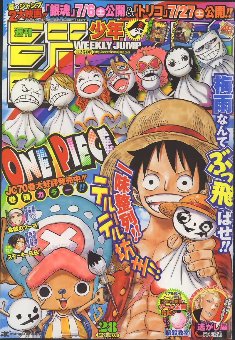 One Piece Manga Chapter 710 page 1 - To Green Bit