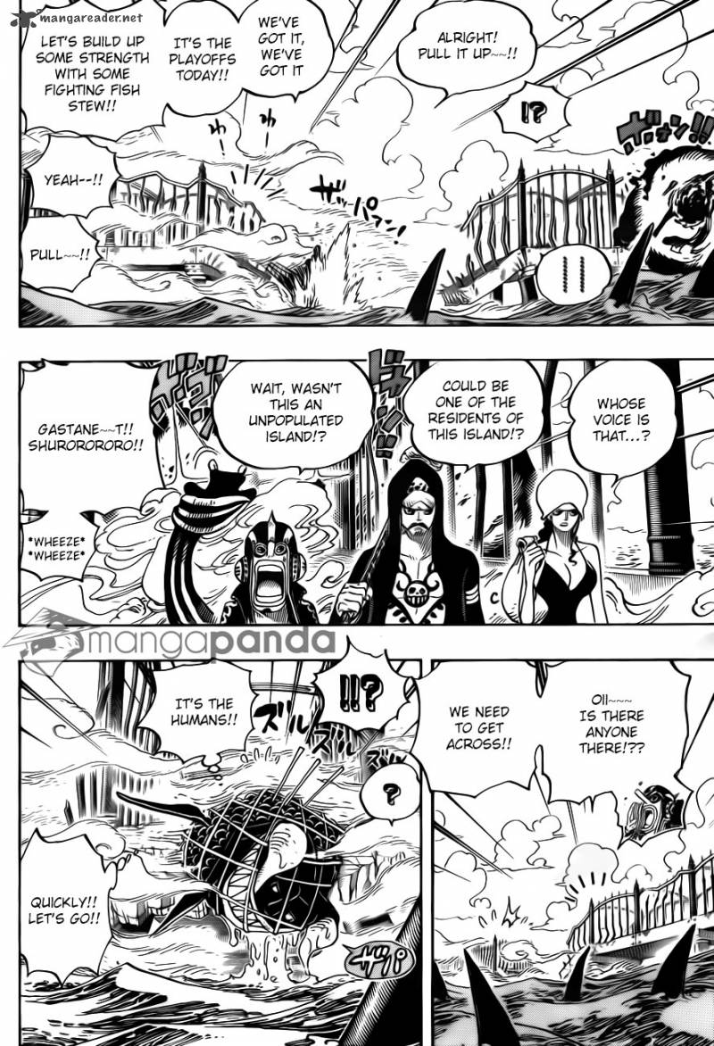 One Piece Manga Chapter 710 page 10 - To Green Bit