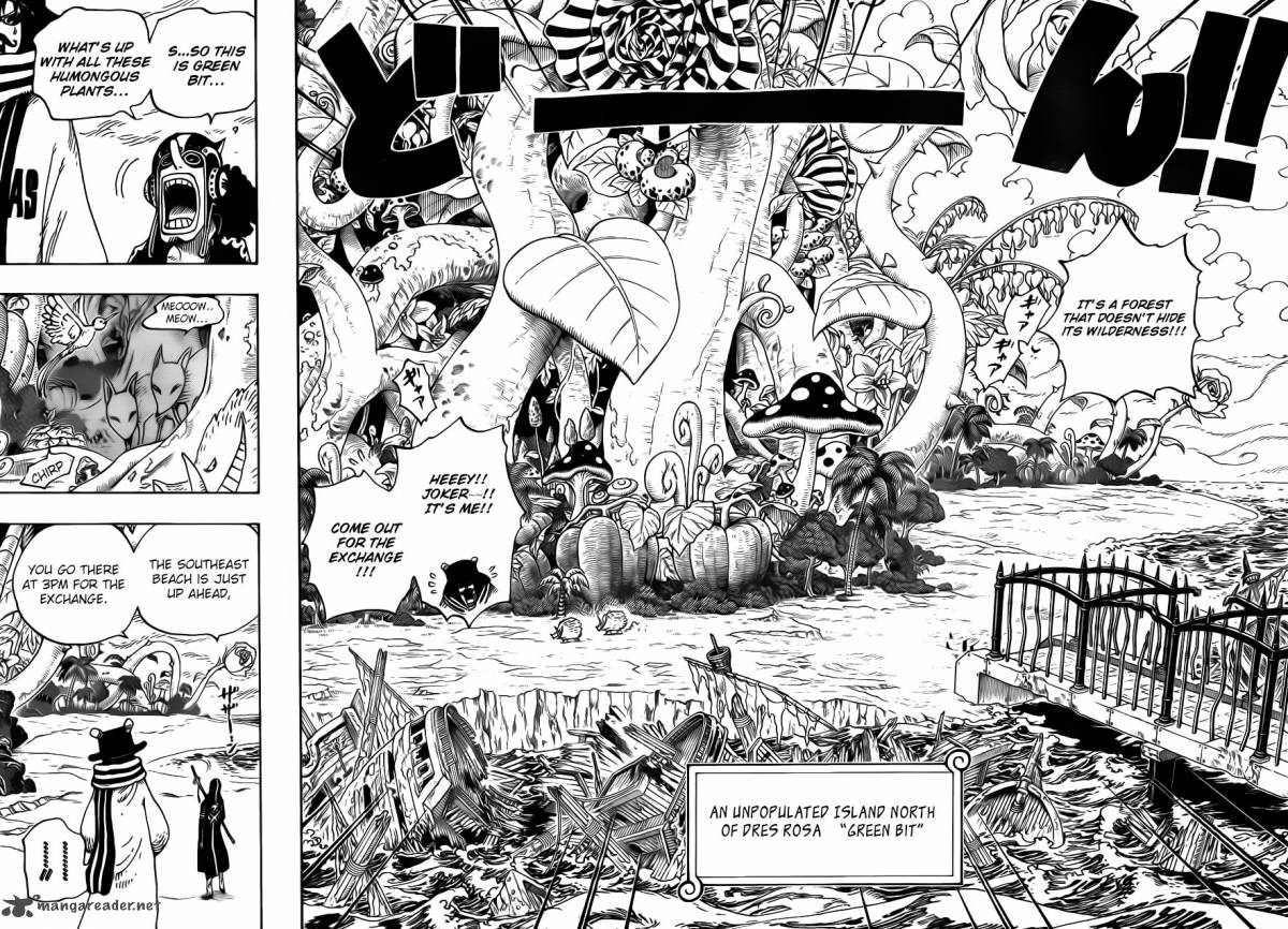 One Piece Manga Chapter 710 page 12 - To Green Bit
