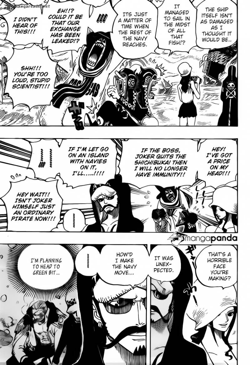 One Piece Manga Chapter 710 page 14 - To Green Bit