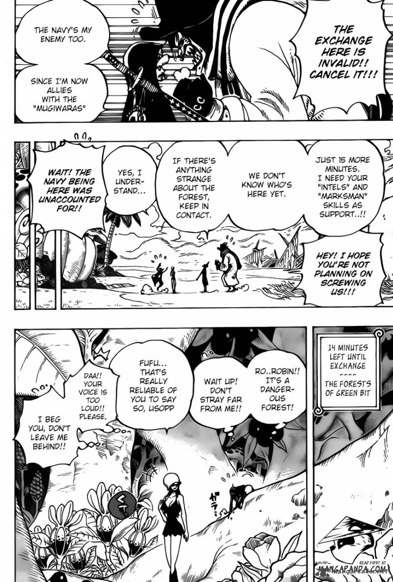 One Piece Manga Chapter 710 page 15 - To Green Bit