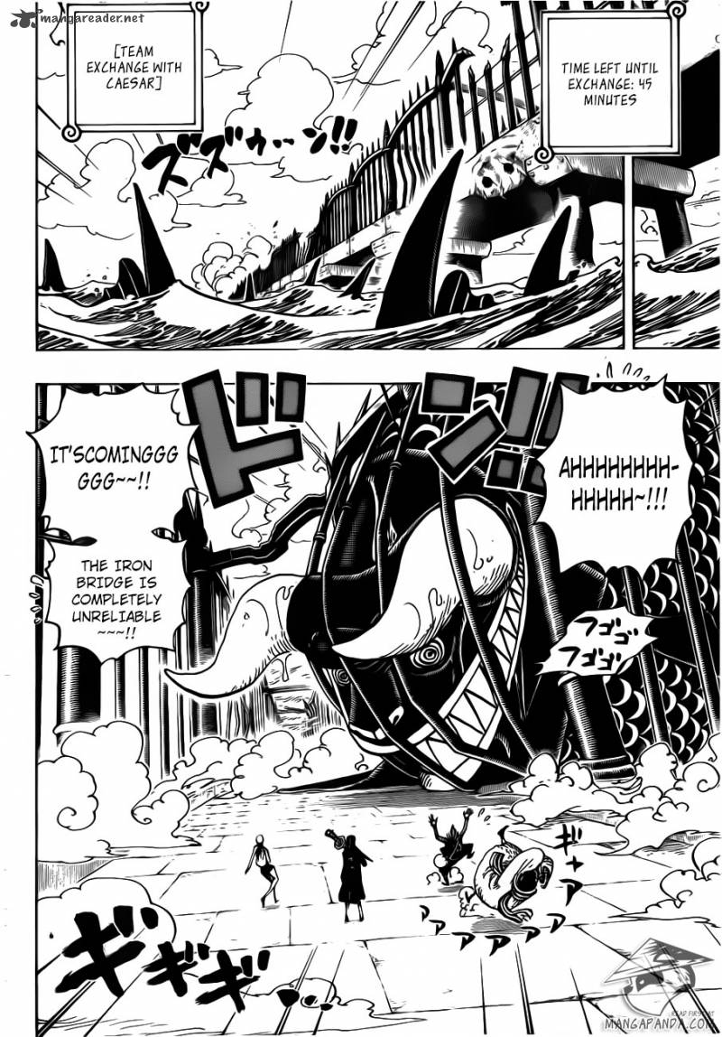 One Piece Manga Chapter 710 page 4 - To Green Bit