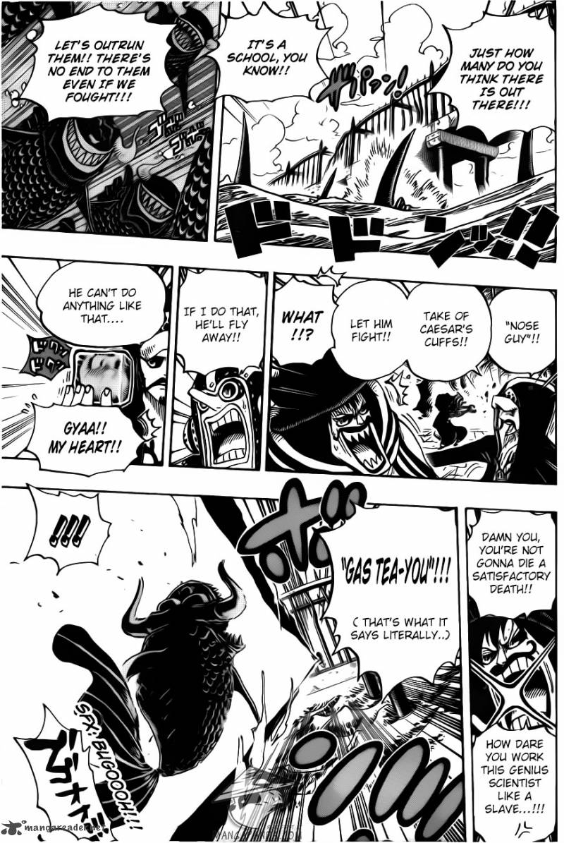 One Piece Manga Chapter 710 page 7 - To Green Bit