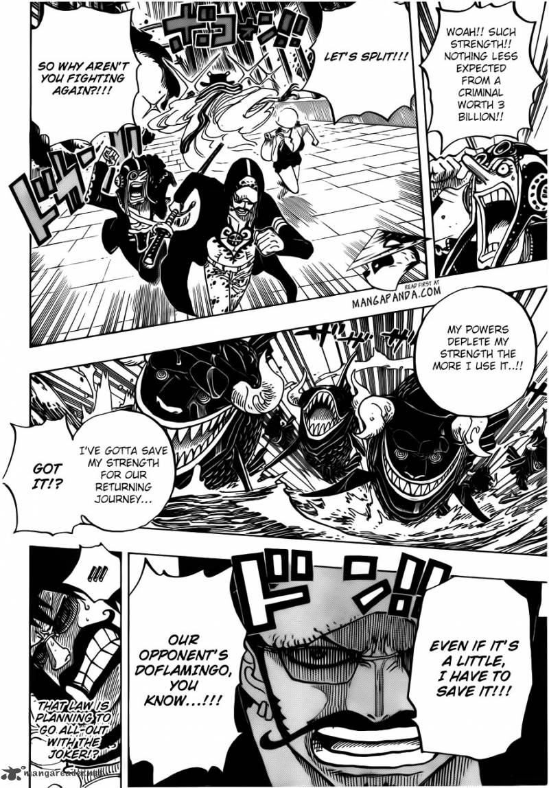 One Piece Manga Chapter 710 page 8 - To Green Bit