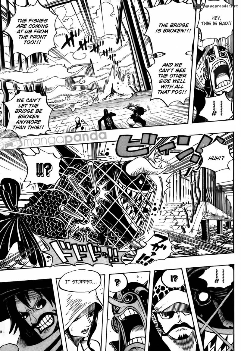 One Piece Manga Chapter 710 page 9 - To Green Bit