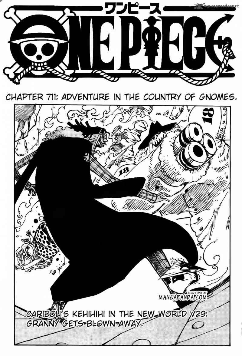 One Piece Manga Chapter 711 page 1 - Adventure in the Land of Dwarves