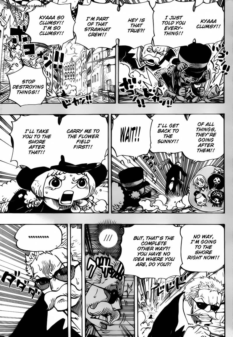 One Piece Manga Chapter 711 page 12 - Adventure in the Land of Dwarves