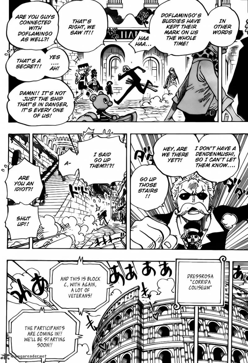 One Piece Manga Chapter 711 page 13 - Adventure in the Land of Dwarves