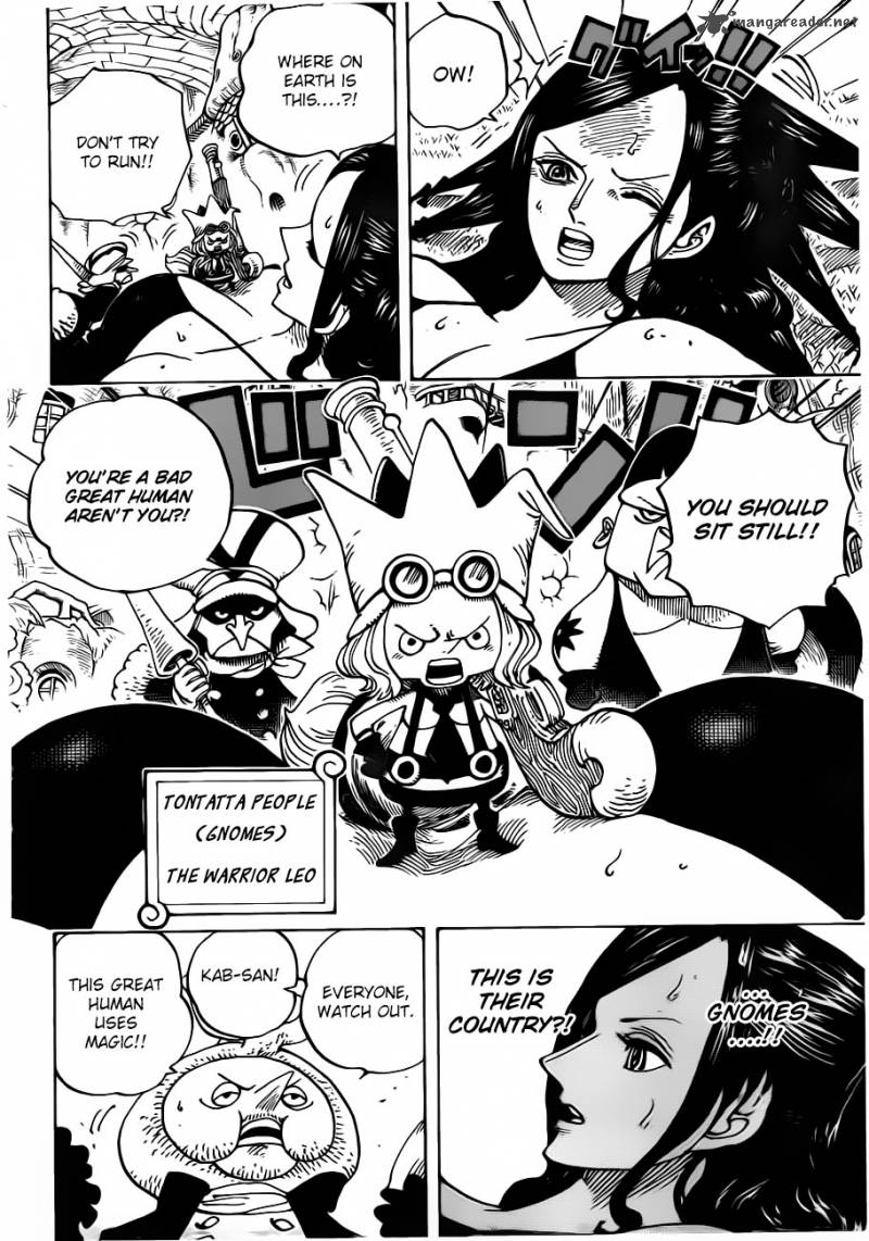One Piece Manga Chapter 711 page 3 - Adventure in the Land of Dwarves