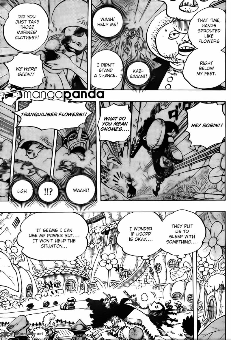 One Piece Manga Chapter 711 page 4 - Adventure in the Land of Dwarves