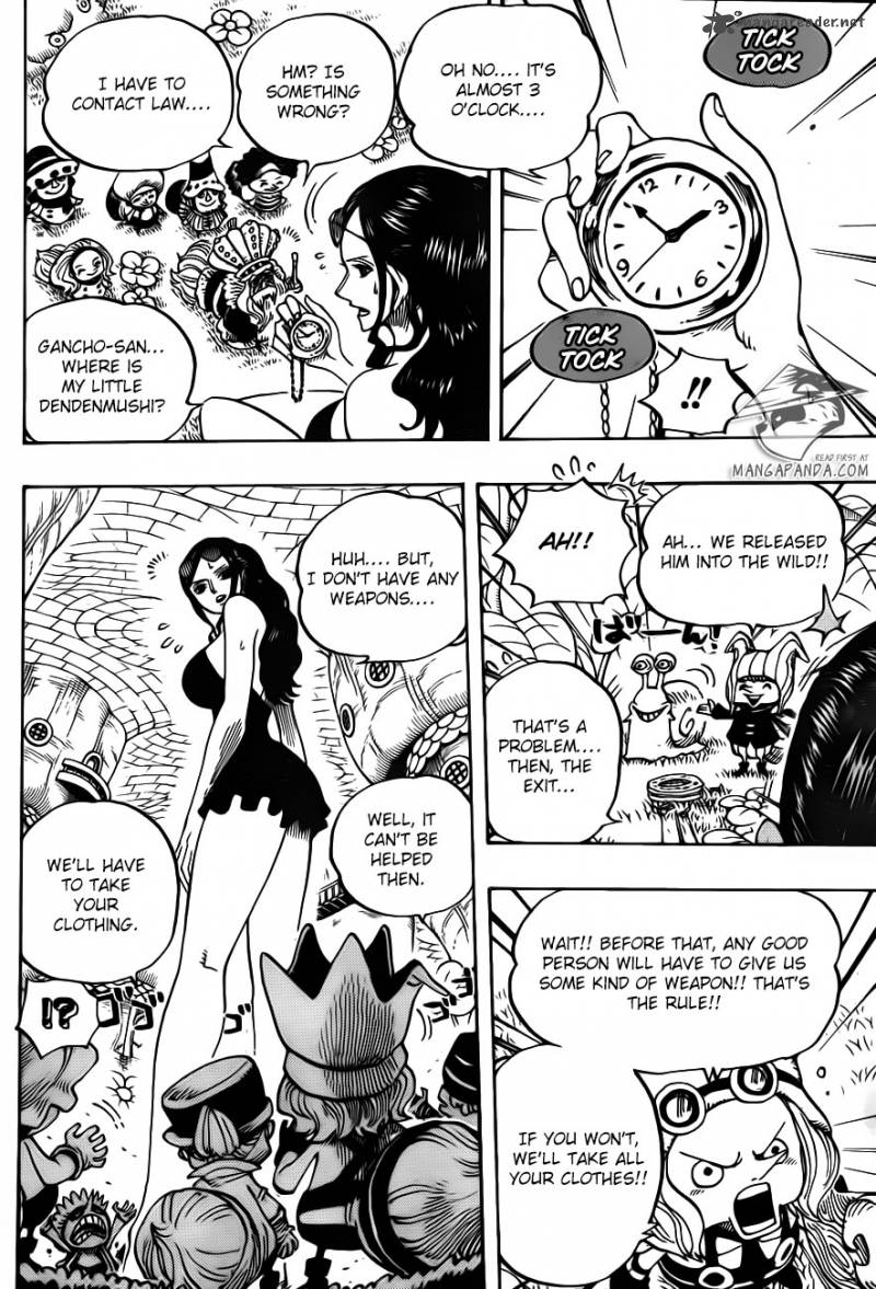 One Piece Manga Chapter 711 page 7 - Adventure in the Land of Dwarves