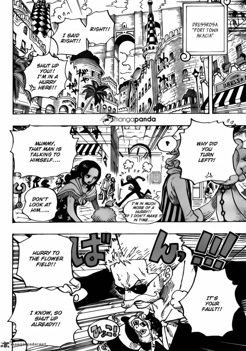 One Piece Manga Chapter 711 page 9 - Adventure in the Land of Dwarves