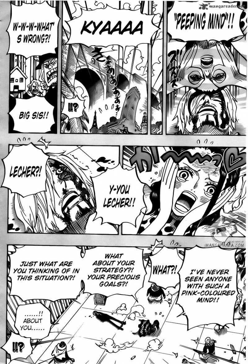 One Piece Manga Chapter 712 page 7 - Violet