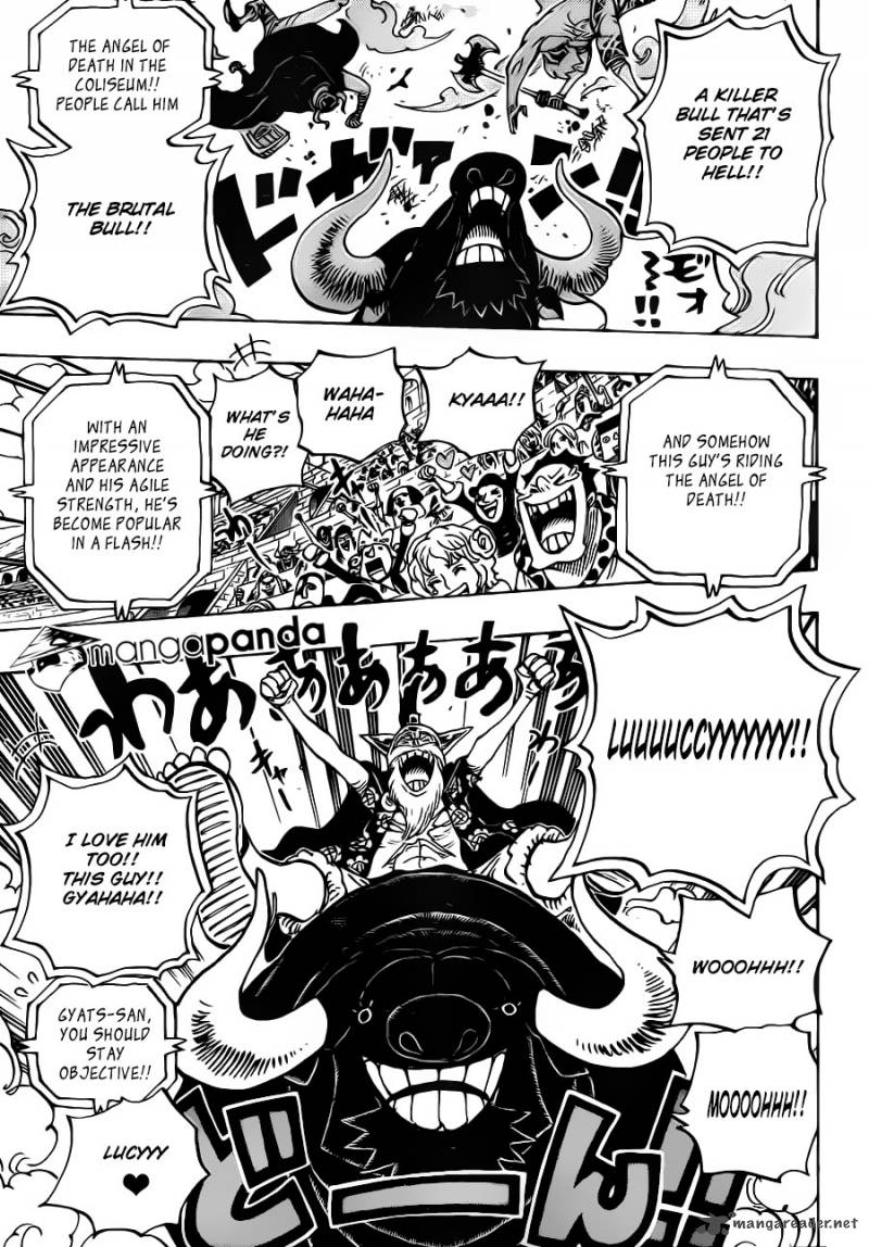 One Piece Manga Chapter 714 page 15 - Lucy and Ucy