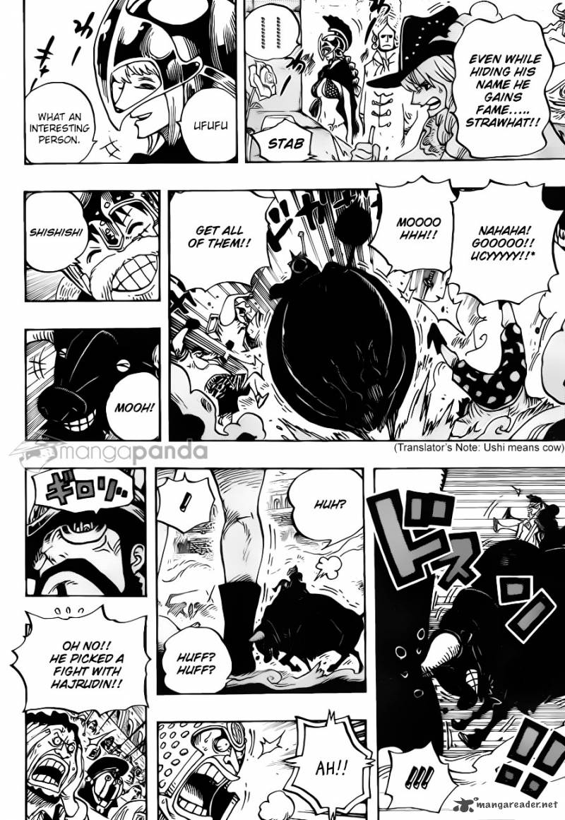 One Piece Manga Chapter 714 page 16 - Lucy and Ucy