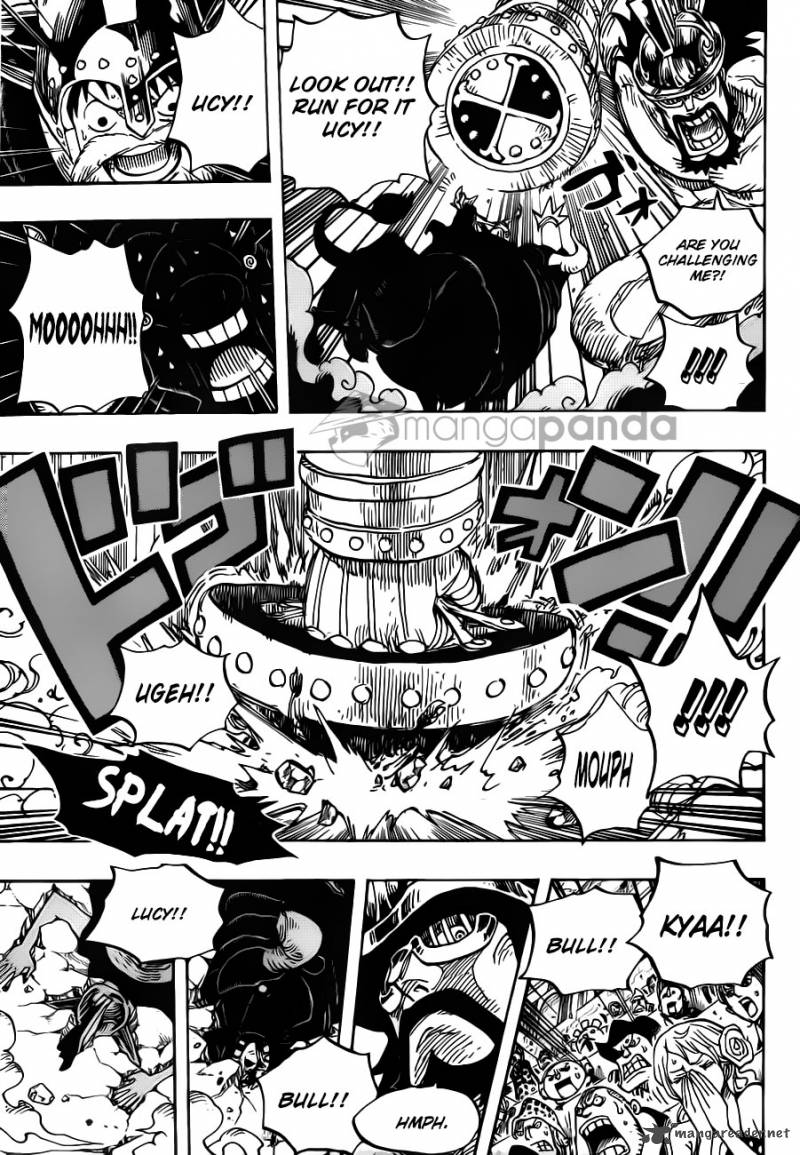 One Piece Manga Chapter 714 page 17 - Lucy and Ucy