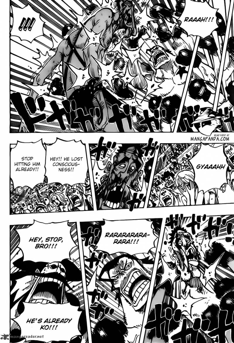 One Piece Manga Chapter 715 page 11 - Closely Contested C Block