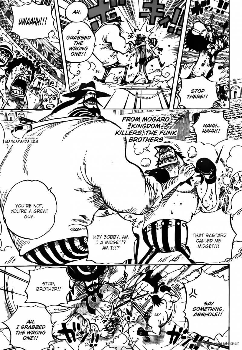 One Piece Manga Chapter 715 page 12 - Closely Contested C Block