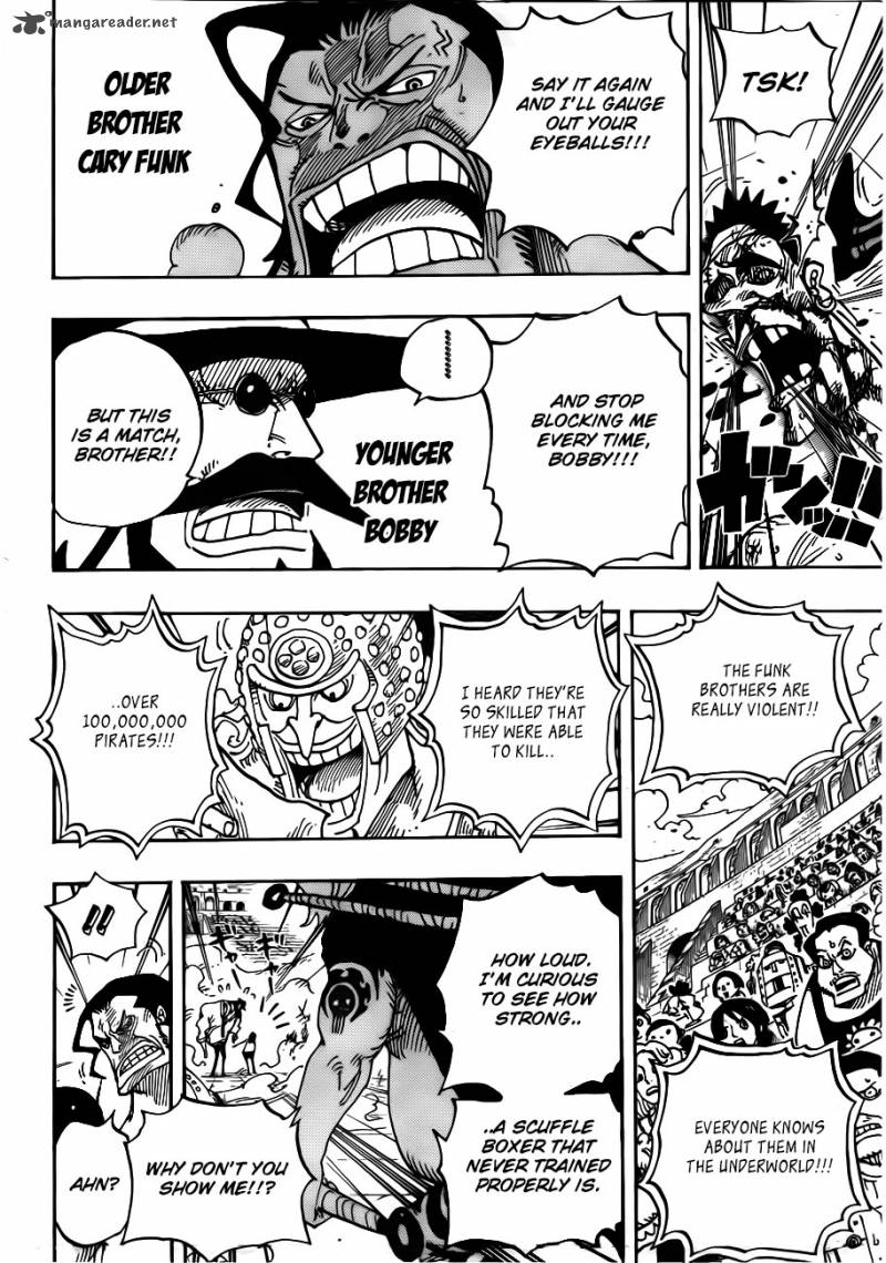One Piece Manga Chapter 715 page 13 - Closely Contested C Block