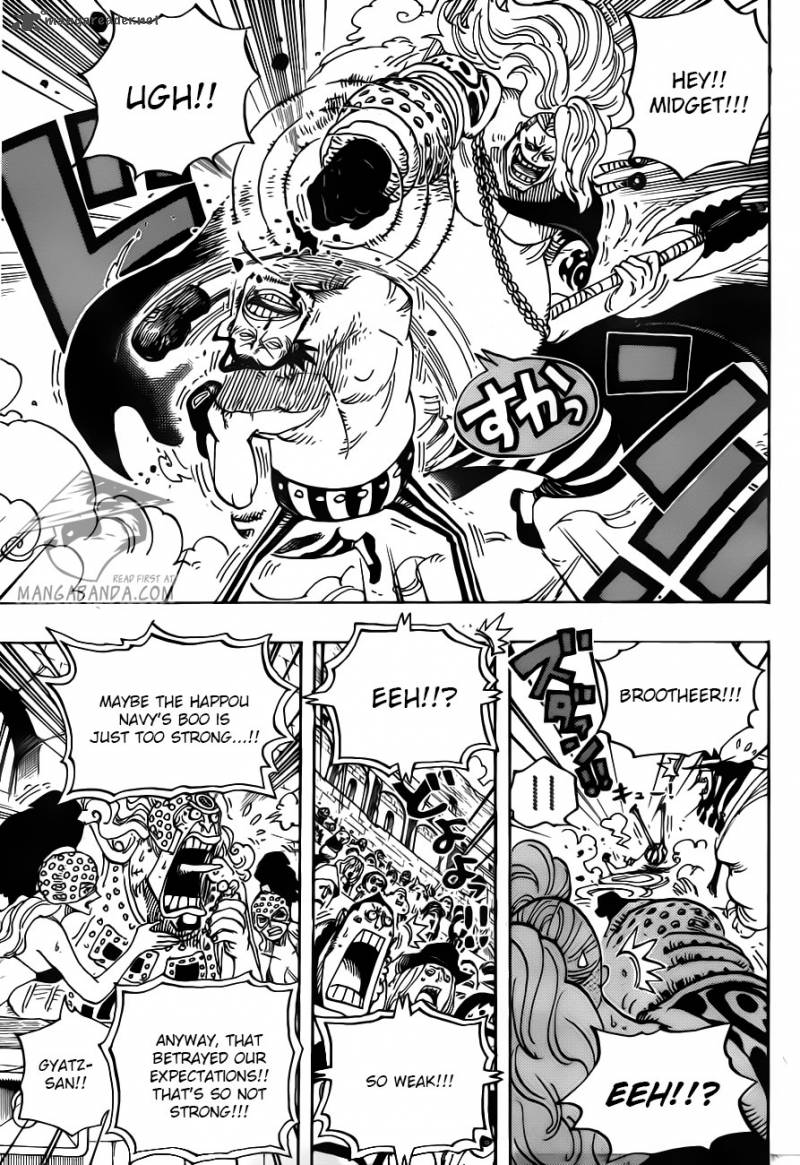 One Piece Manga Chapter 715 page 14 - Closely Contested C Block