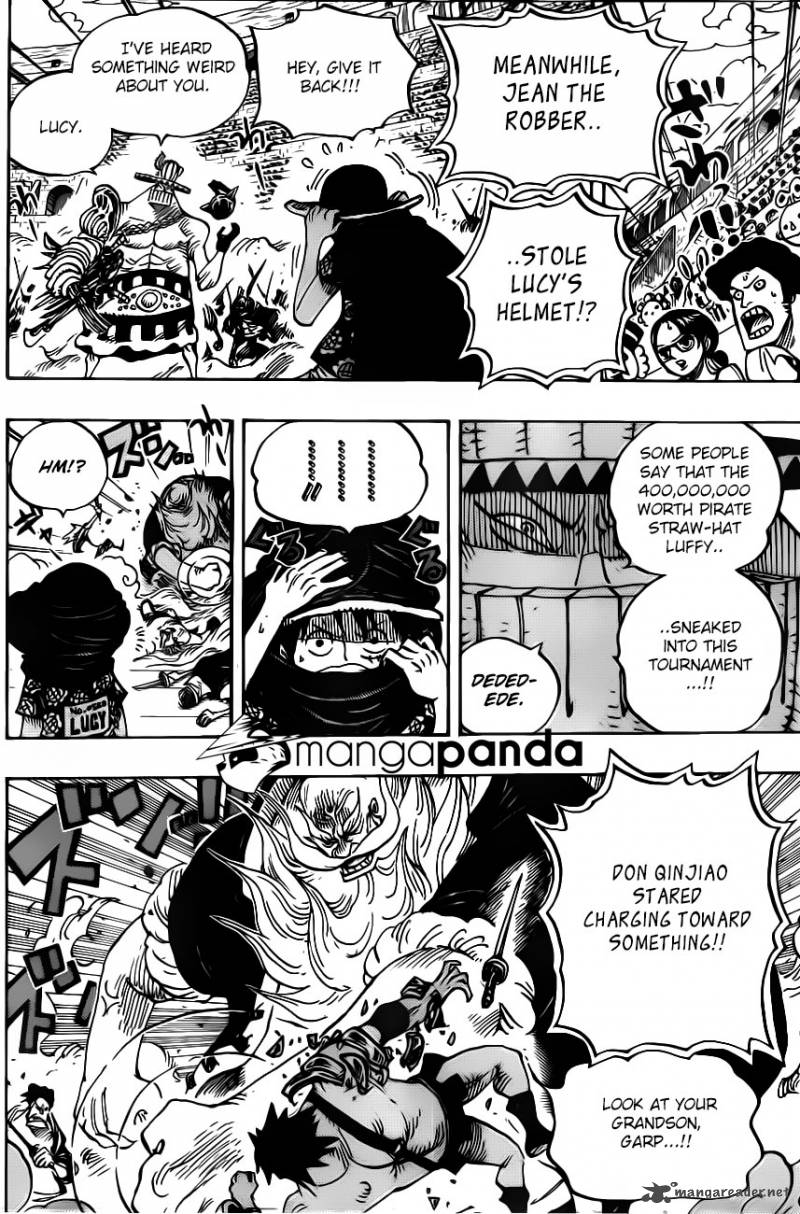 One Piece Manga Chapter 715 page 17 - Closely Contested C Block