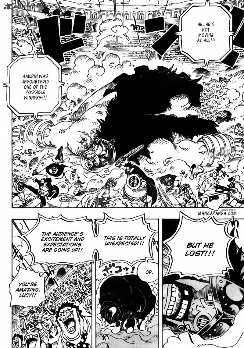 One Piece Manga Chapter 715 page 3 - Closely Contested C Block