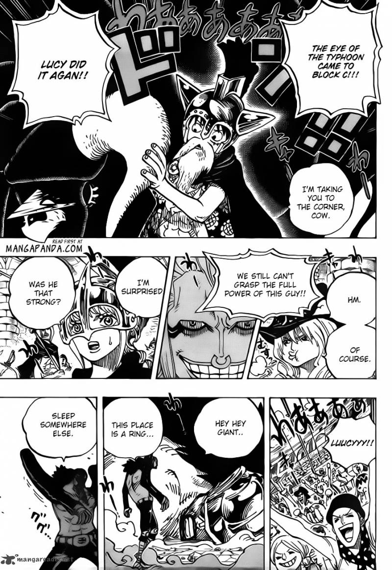 One Piece Manga Chapter 715 page 4 - Closely Contested C Block