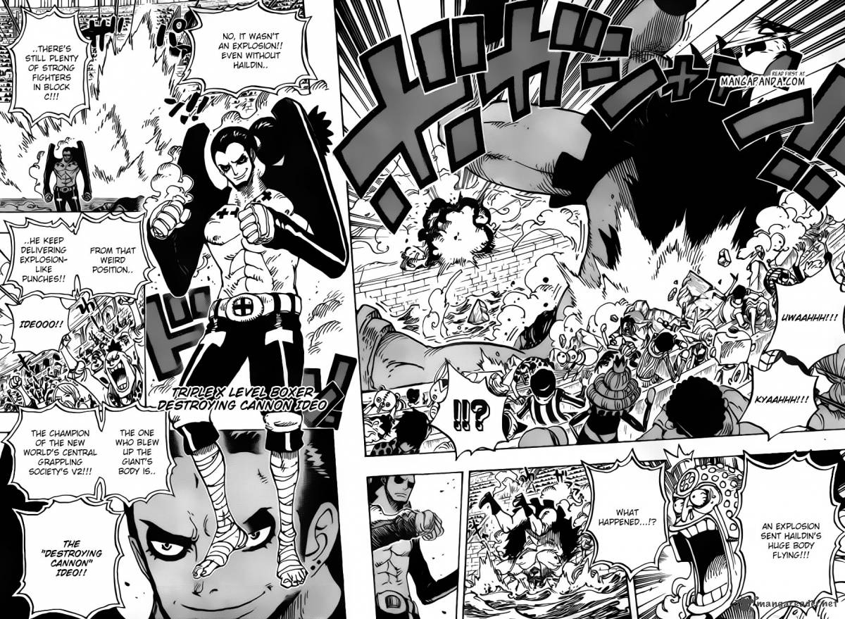 One Piece Manga Chapter 715 page 5 - Closely Contested C Block