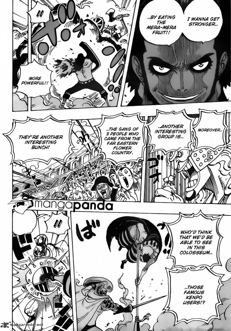 One Piece Manga Chapter 715 page 6 - Closely Contested C Block