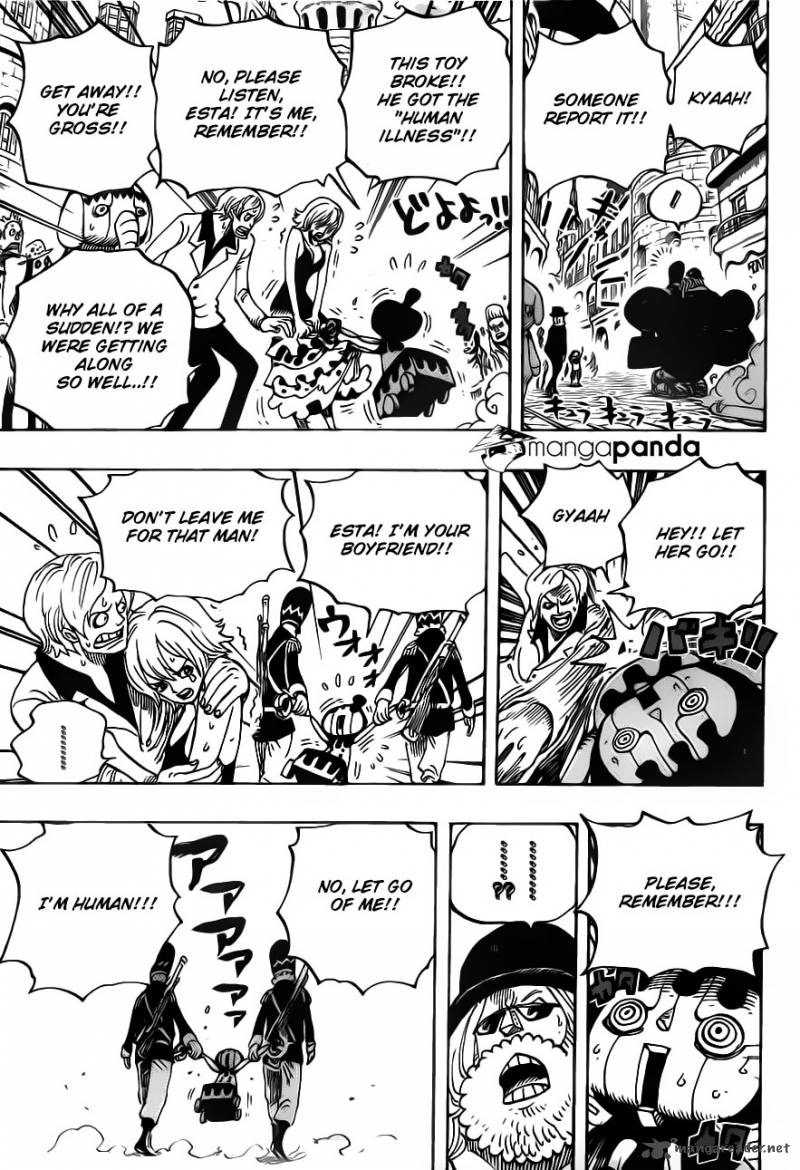 One Piece Manga Chapter 717 page 11 - Dressrosa's Forgotten