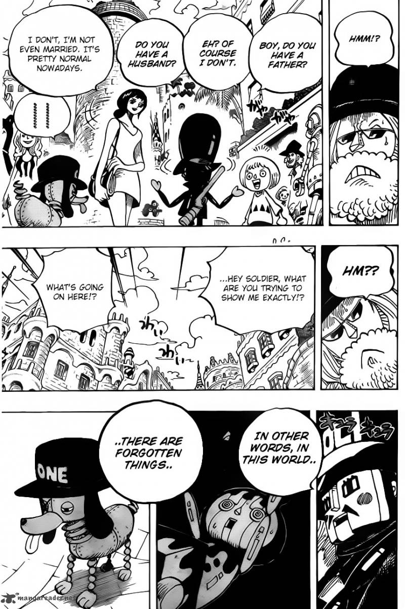 One Piece Manga Chapter 717 page 13 - Dressrosa's Forgotten