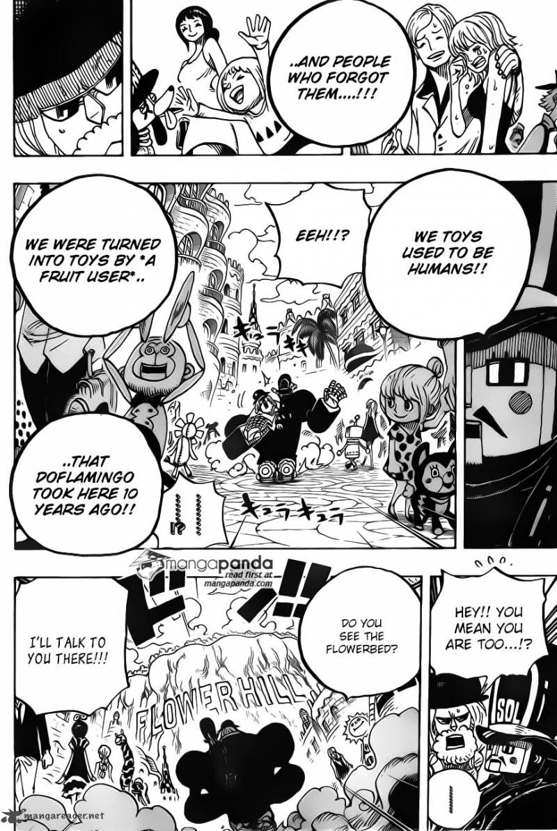 One Piece Manga Chapter 717 page 14 - Dressrosa's Forgotten