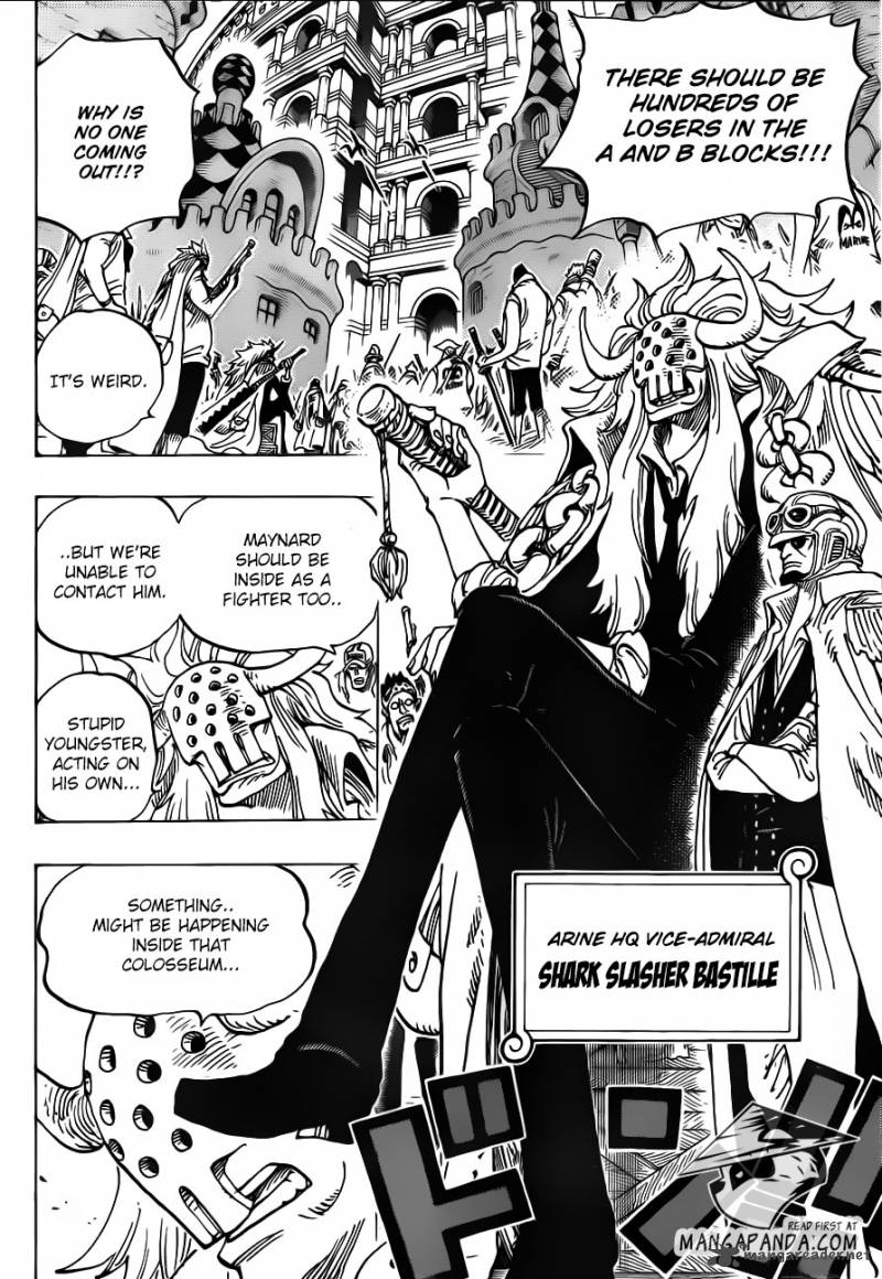 One Piece Manga Chapter 717 page 8 - Dressrosa's Forgotten