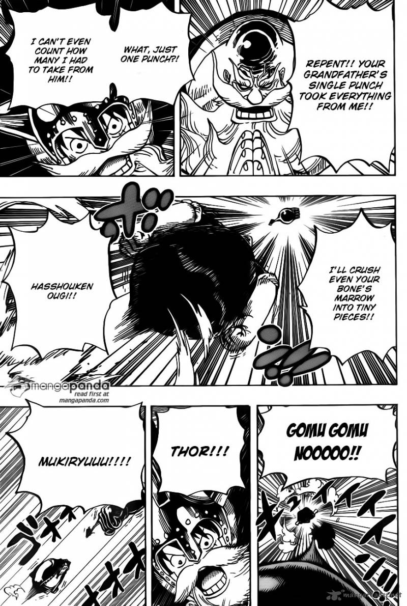 One Piece Manga Chapter 719 page 14 - Open, Chinjao