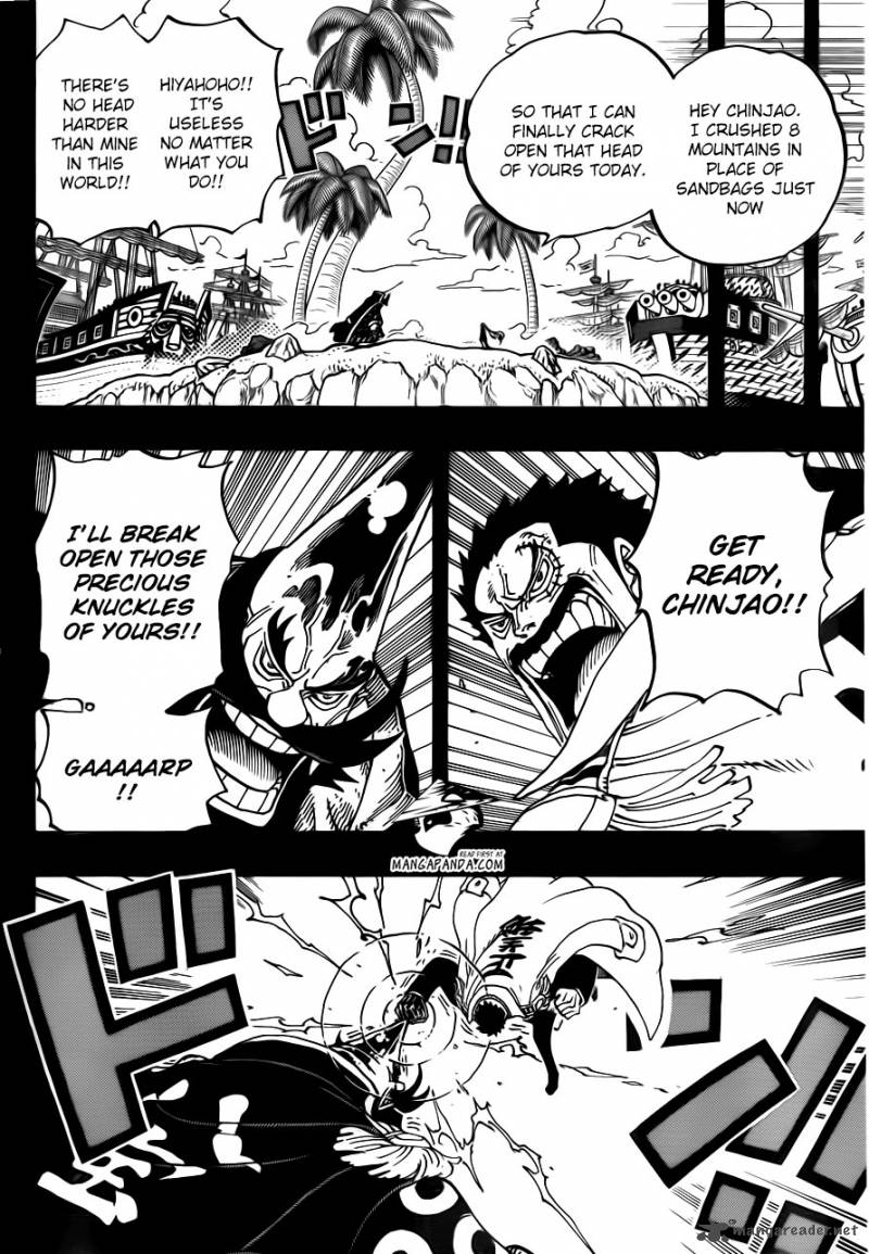 One Piece Manga Chapter 719 page 9 - Open, Chinjao