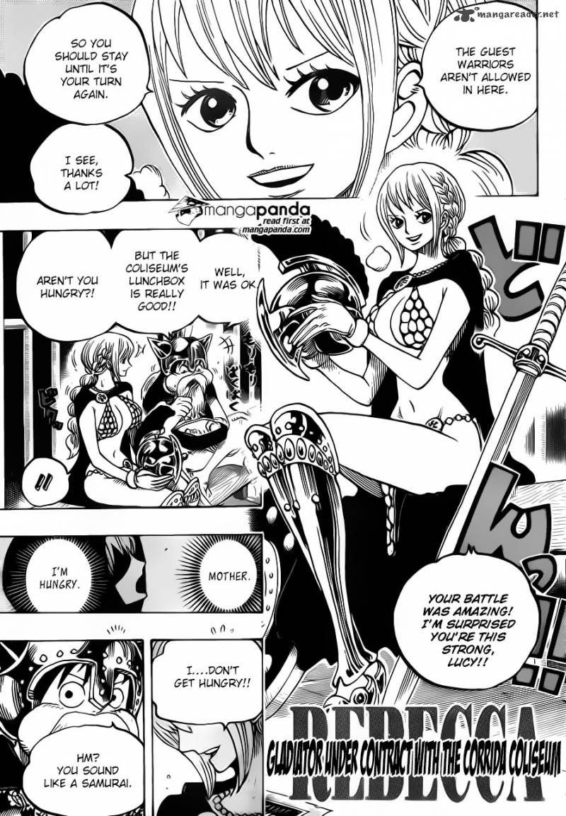 One Piece Manga Chapter 720 page 14 - Prison-Gladiators