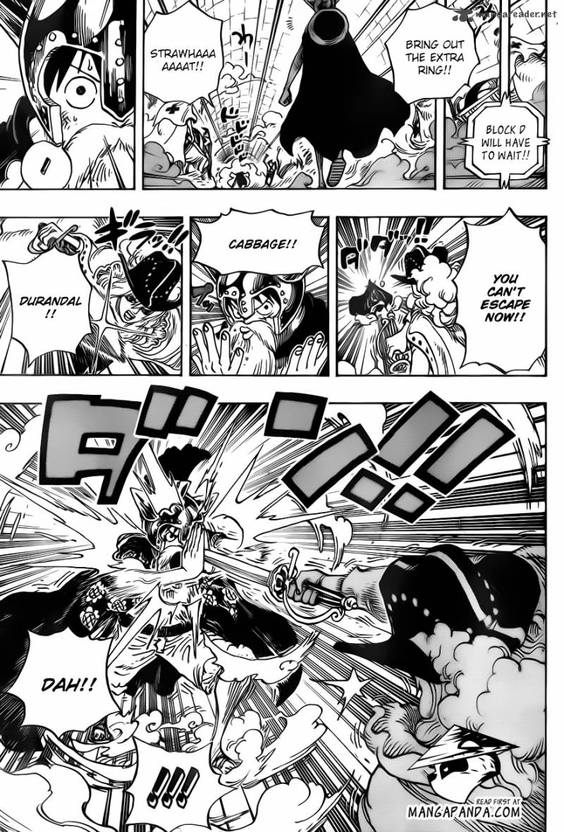 One Piece Manga Chapter 720 page 4 - Prison-Gladiators