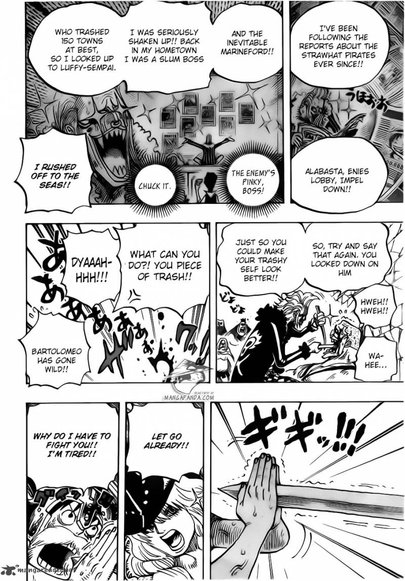 One Piece Manga Chapter 720 page 7 - Prison-Gladiators