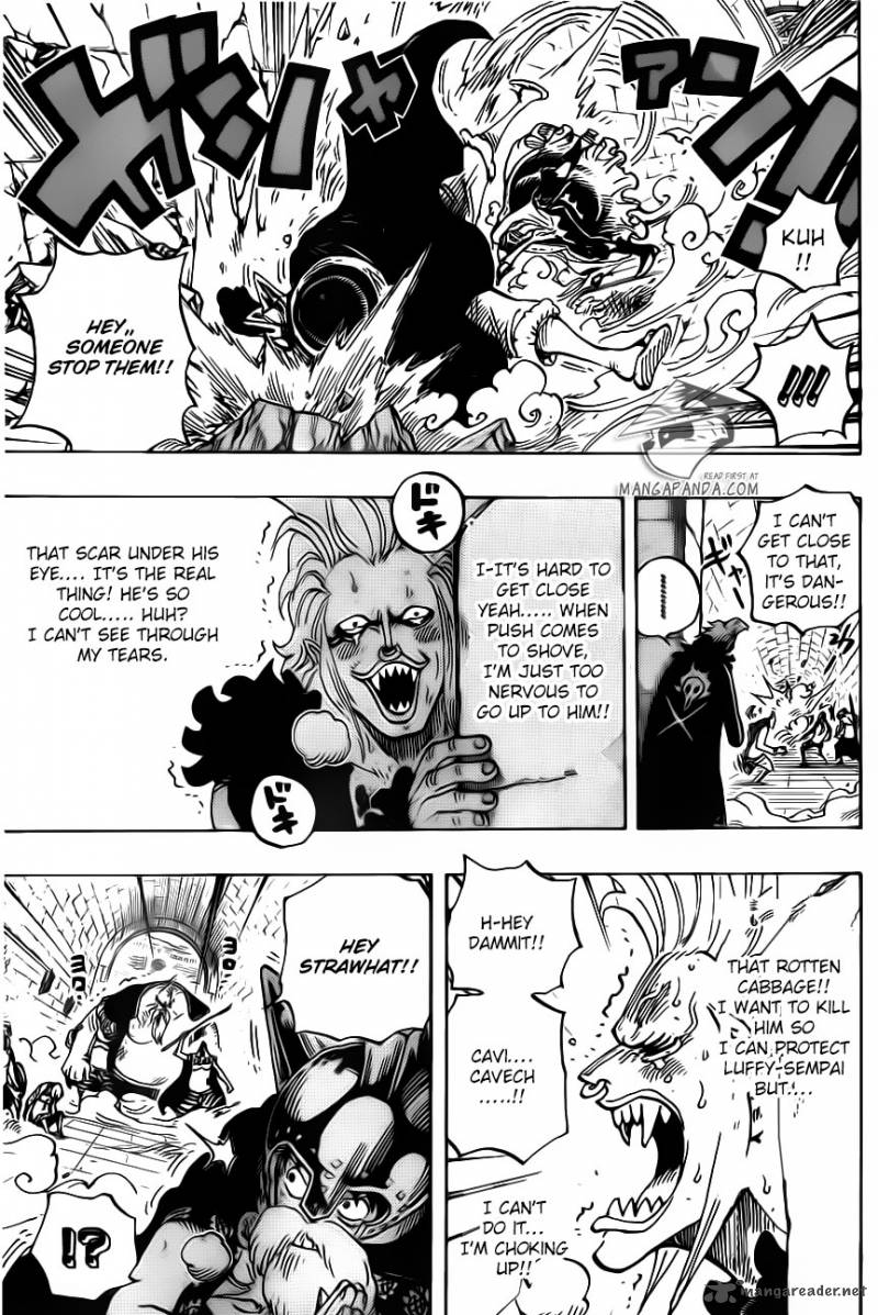 One Piece Manga Chapter 720 page 8 - Prison-Gladiators