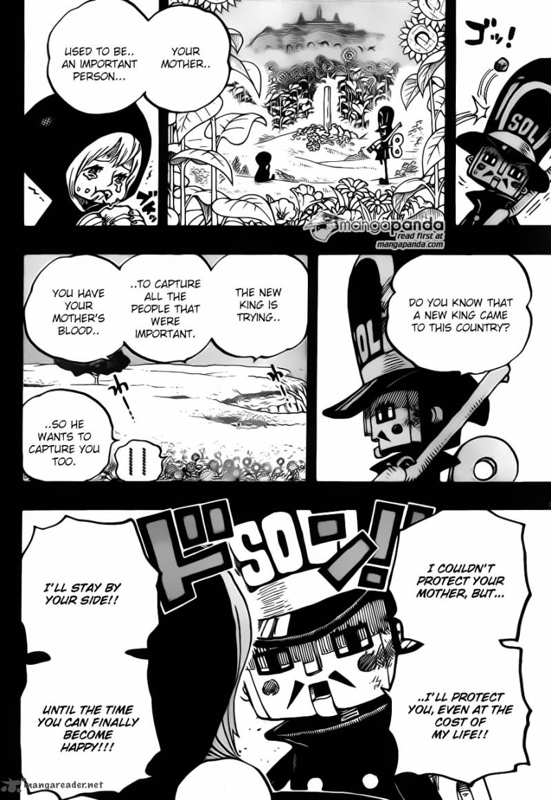 One Piece Manga Chapter 721 page 11 - Rebecca and Soldier-san
