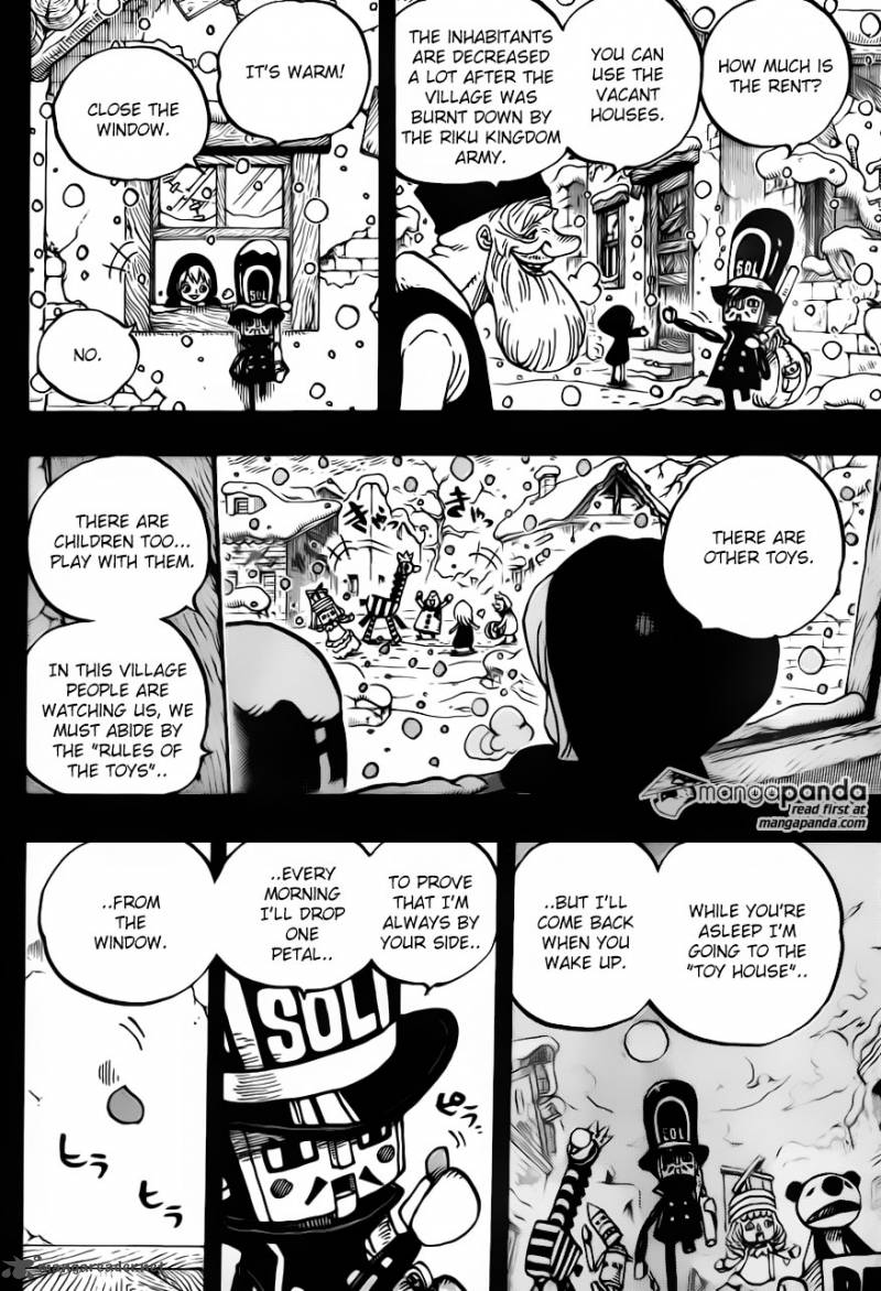 One Piece Manga Chapter 721 page 15 - Rebecca and Soldier-san
