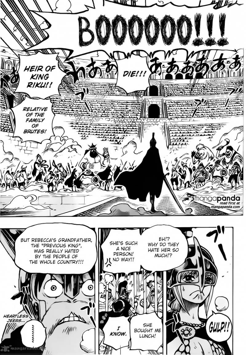 One Piece Manga Chapter 721 page 20 - Rebecca and Soldier-san