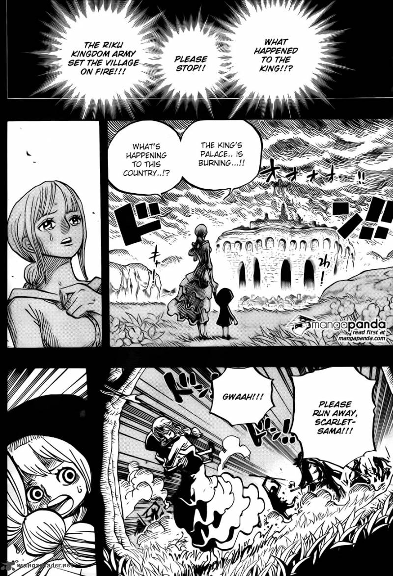 One Piece Manga Chapter 721 page 7 - Rebecca and Soldier-san