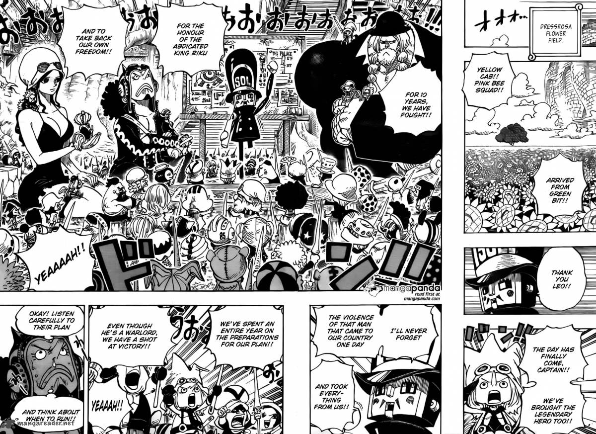 One Piece Manga Chapter 722 page 11 - Royal Bloodlines